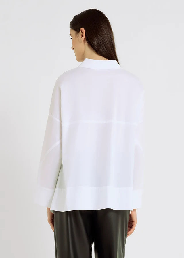 hana san Simone Cotton Blouse