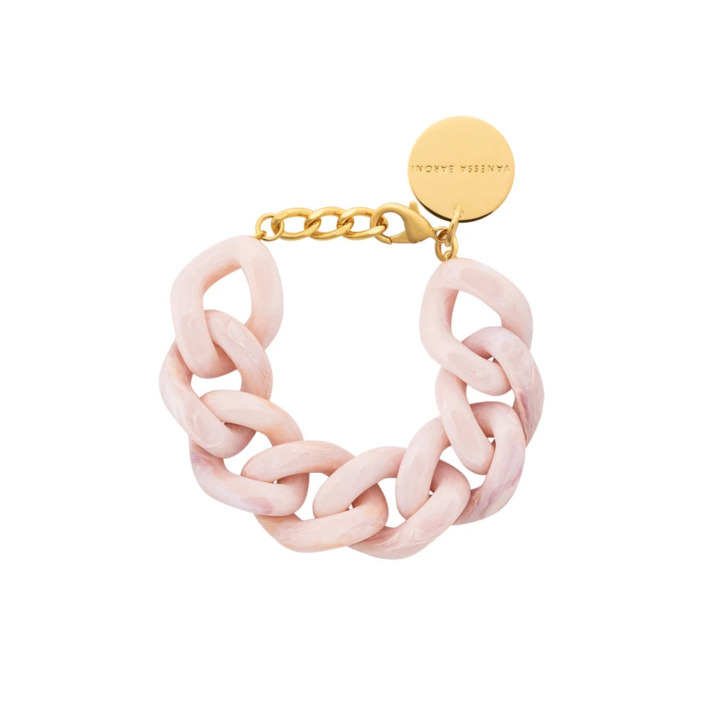 Vanessa Baroni Great Bracelet ivory rose marble