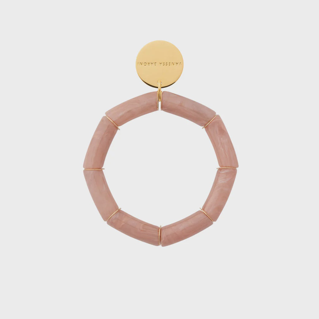 Vanessa Baroni Flex Bracelet blush marble