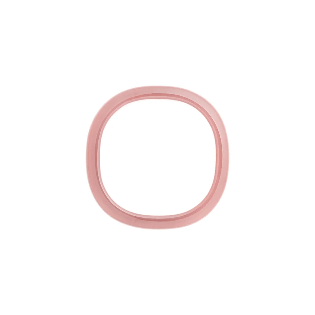 Vanessa Baroni Soft Edge Bangle clear taupe
