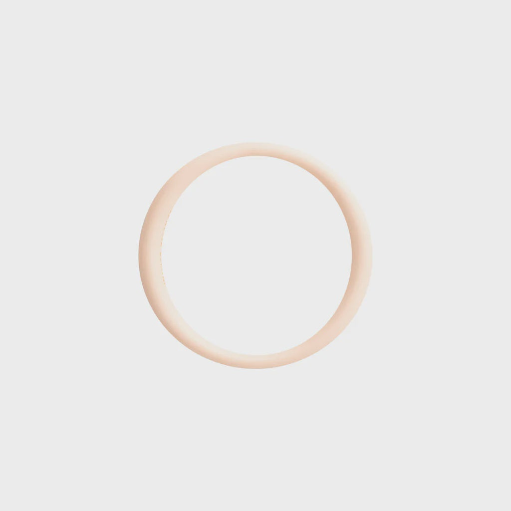 Vanessa Baroni Thin Loop Bangle latte