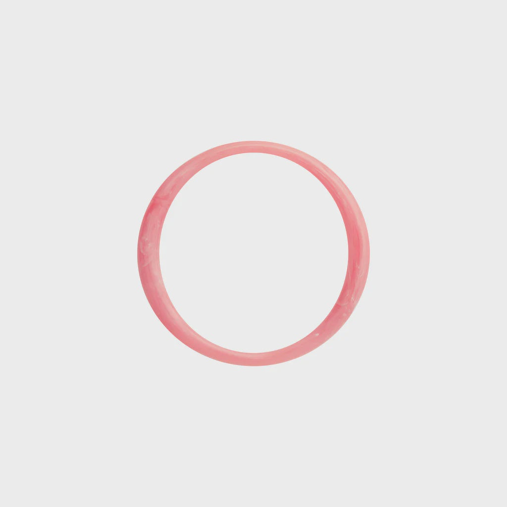 Vanessa Baroni Thin Loop Bangle watermelon marble