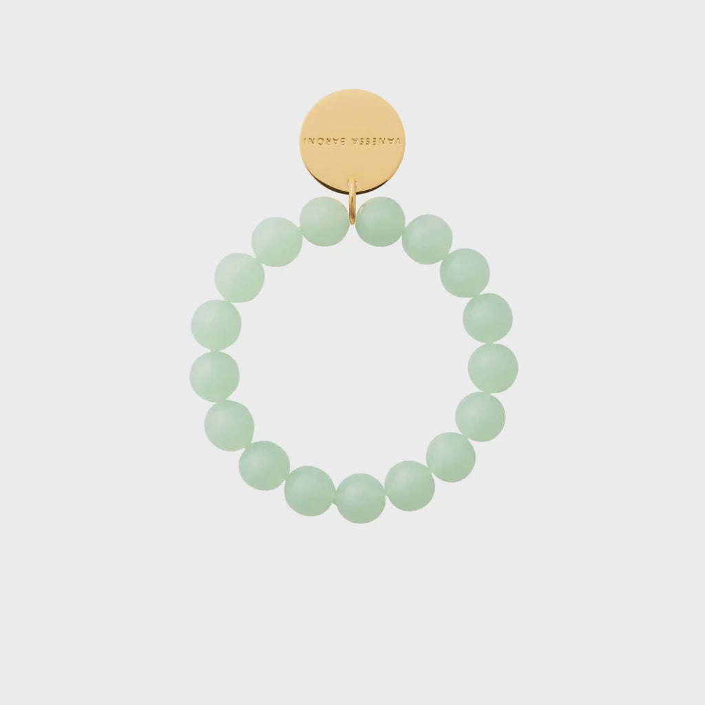 Vanessa Baroni Mini Beads Flex Bracelet opaline mint