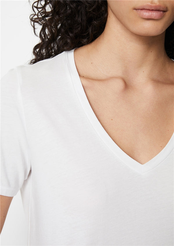 Marc O'Polo V-NECK T-SHIRT FROM ORGANIC COTTON