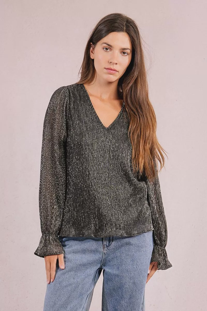 Molly Bracken Blouse en Lurex