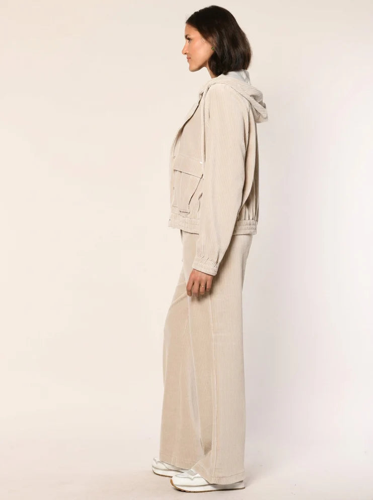 White Label Cotton Jersey Corduroy Pants
