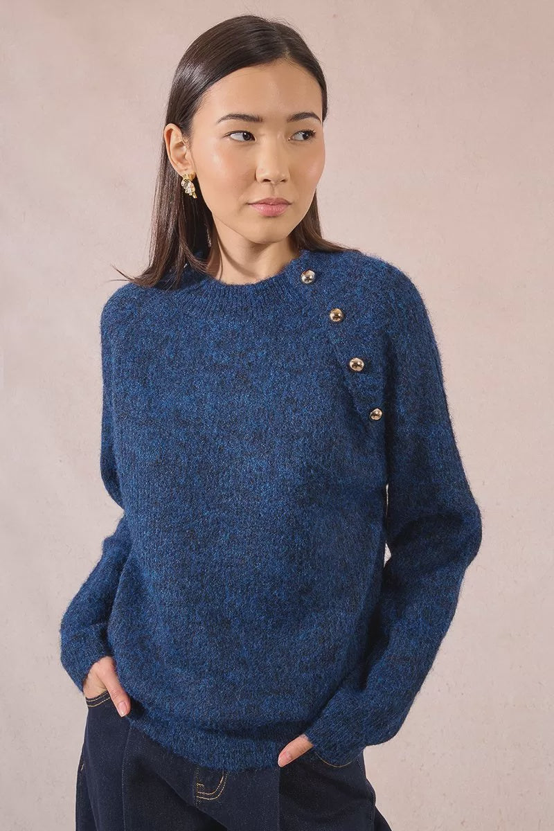 Molly Bracken Button Sweater