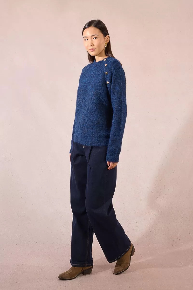 Molly Bracken Button Sweater