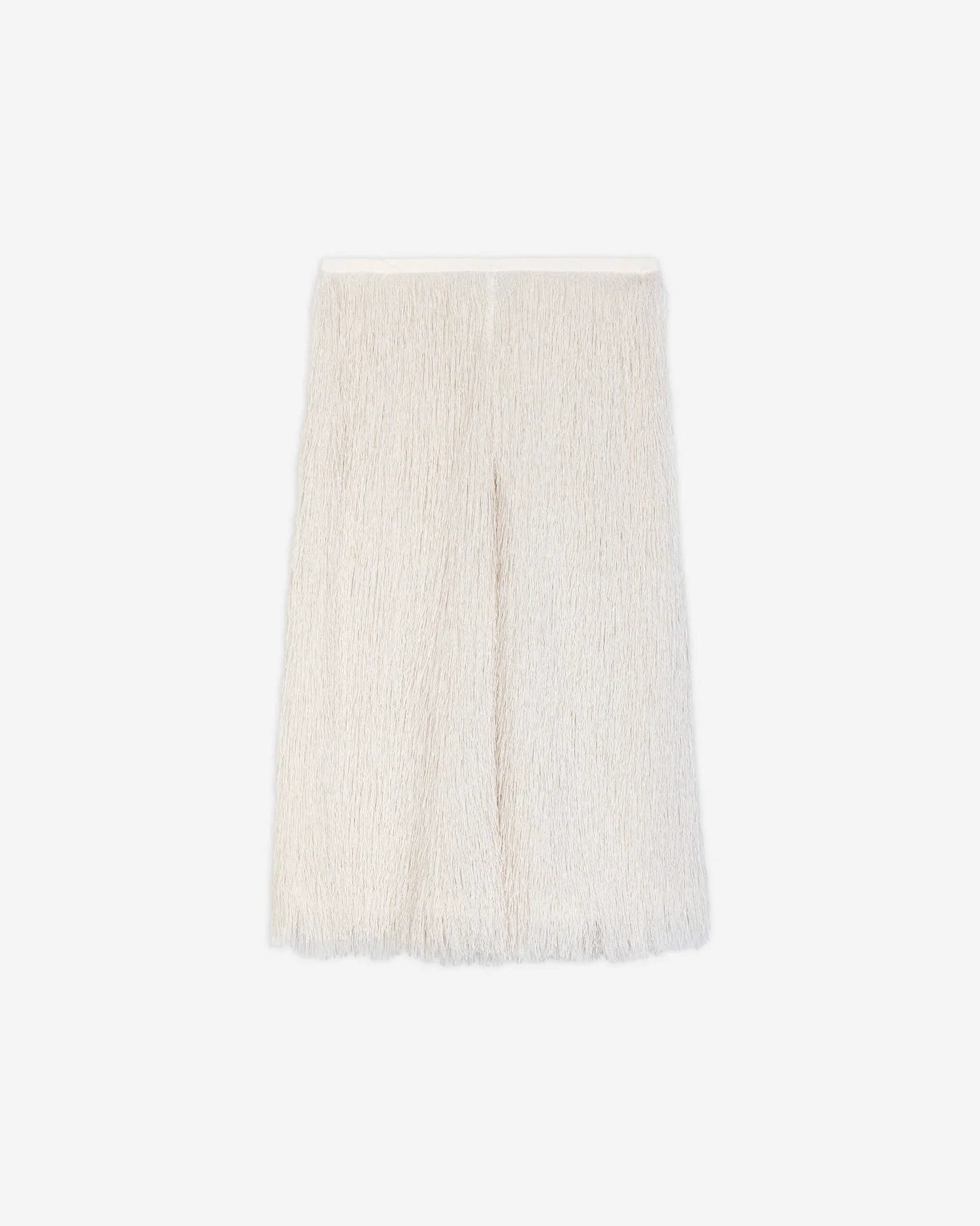 ALYSI BERMUDA SHORTS WITH FRINGES