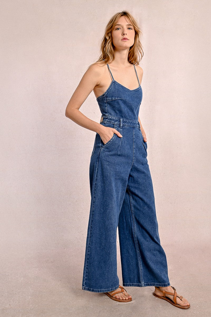 Molly Bracken Denim Jumpsuit