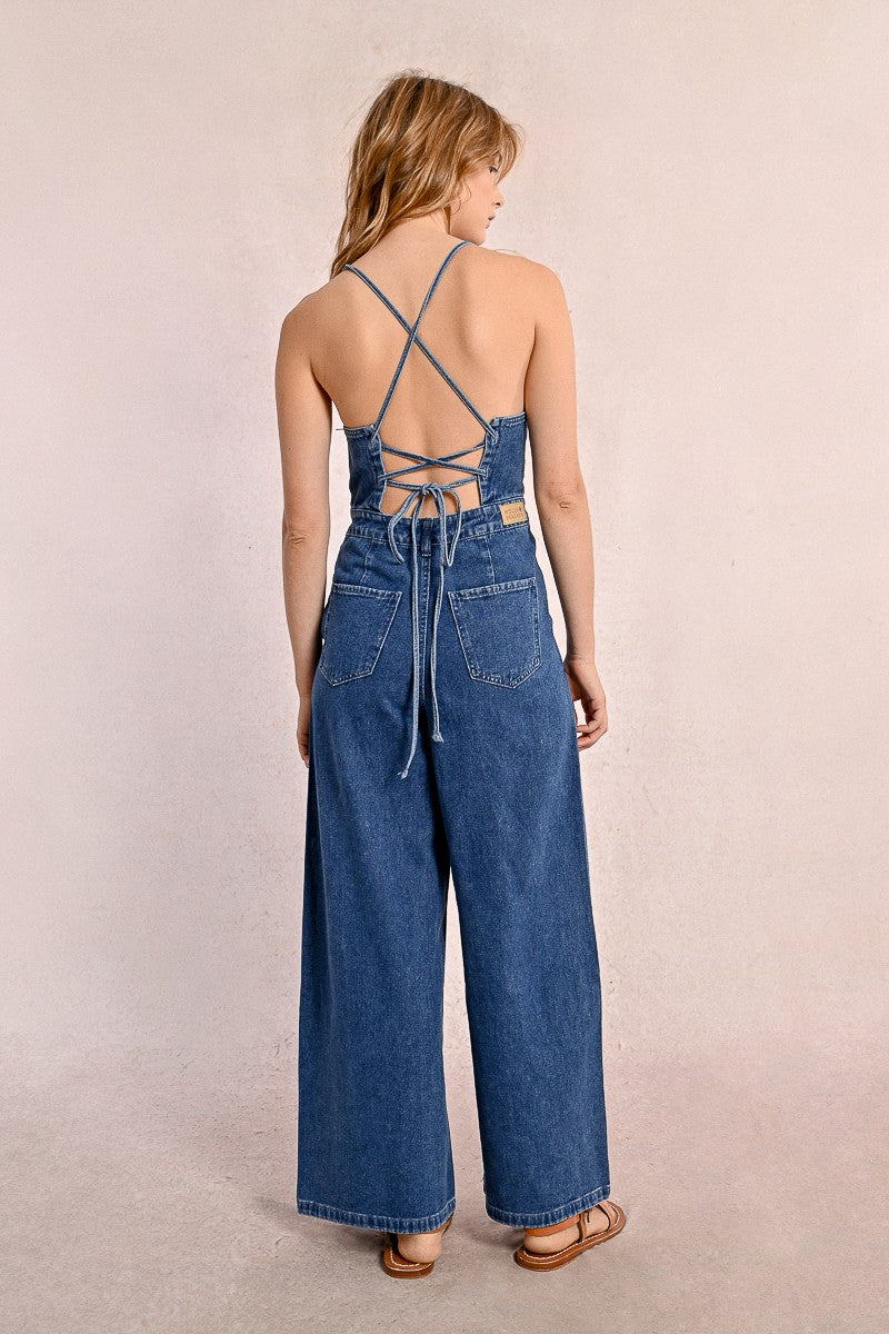 Molly Bracken Denim Jumpsuit