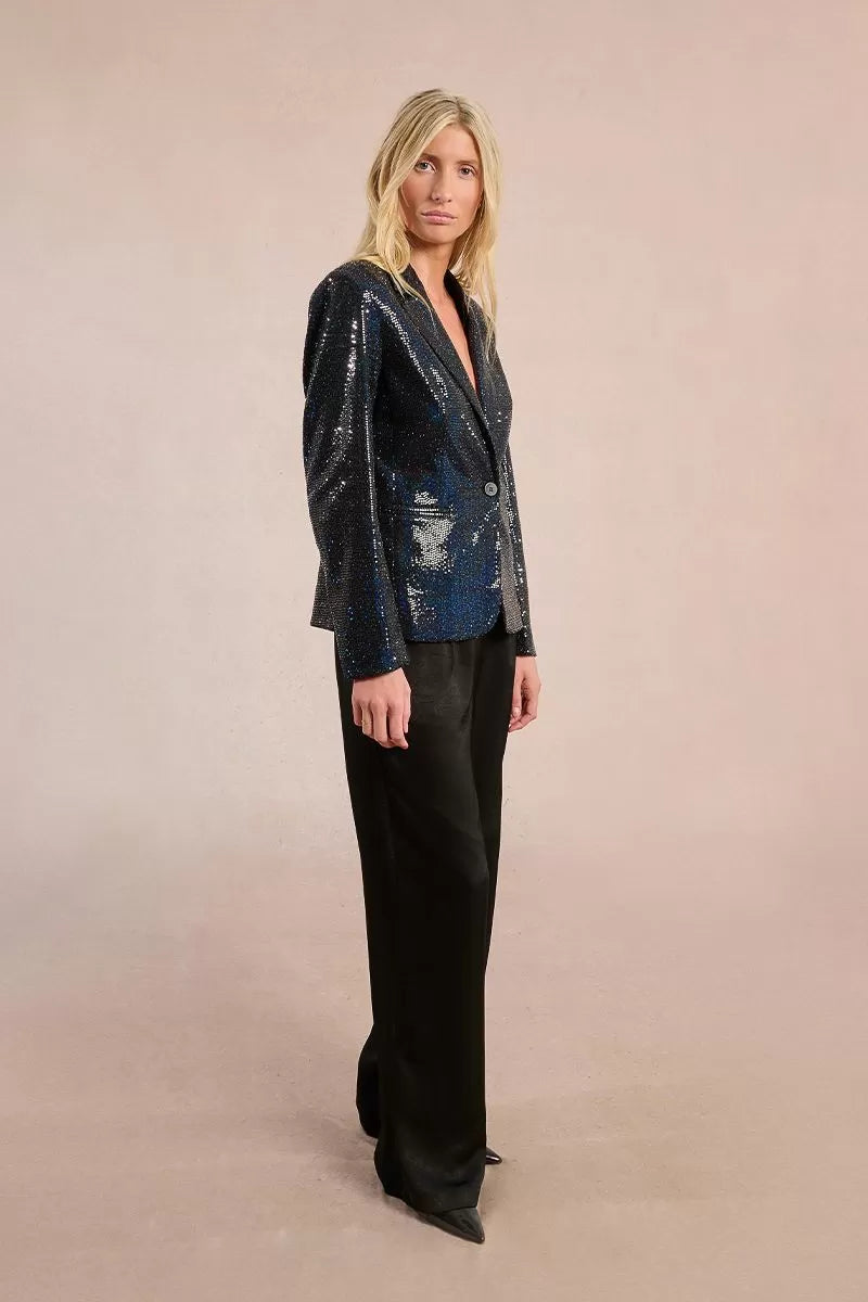 Molly Bracken Fitted blazer with sequins