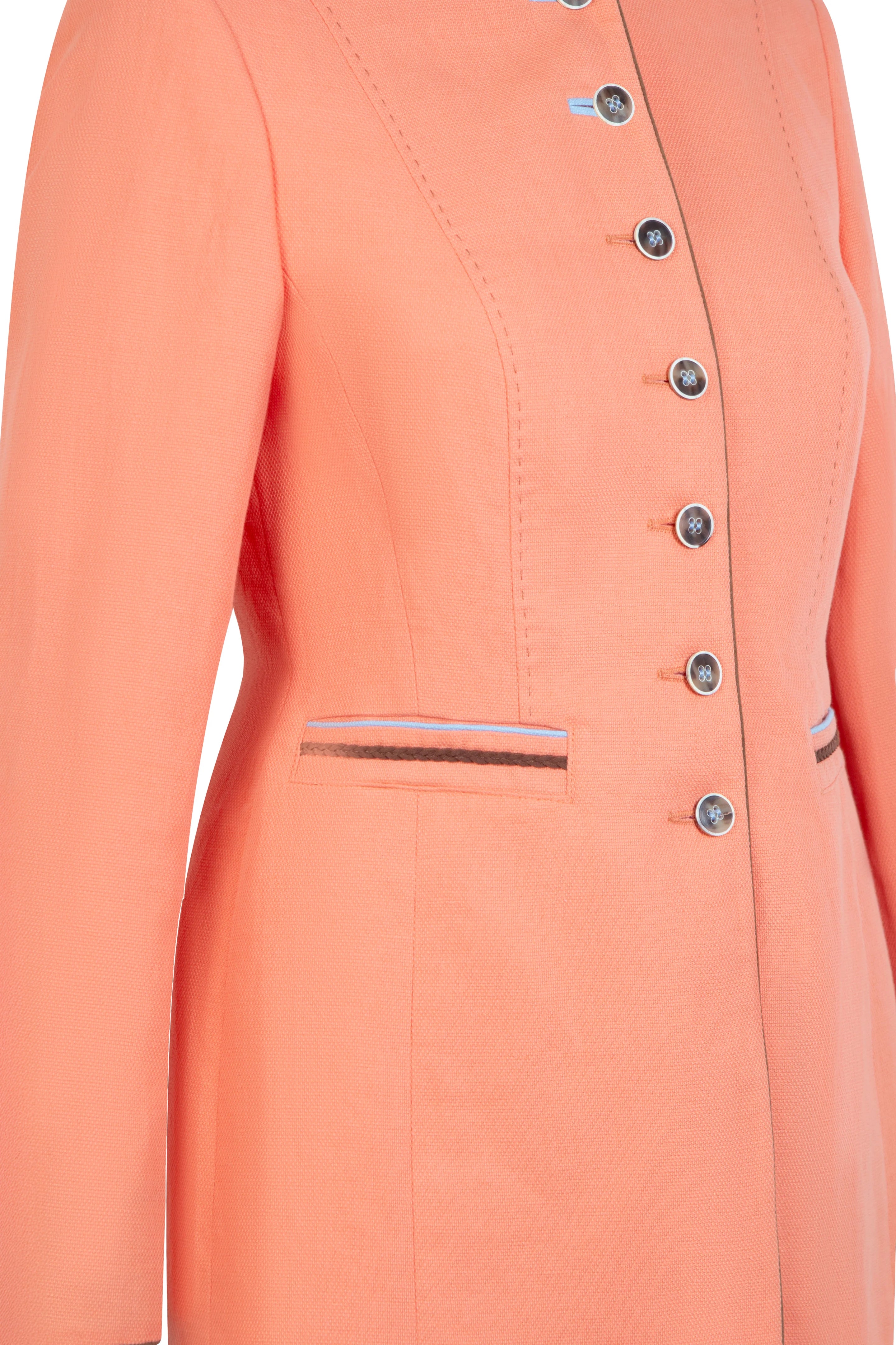 White Label Frock coat made of linen and cotton blend