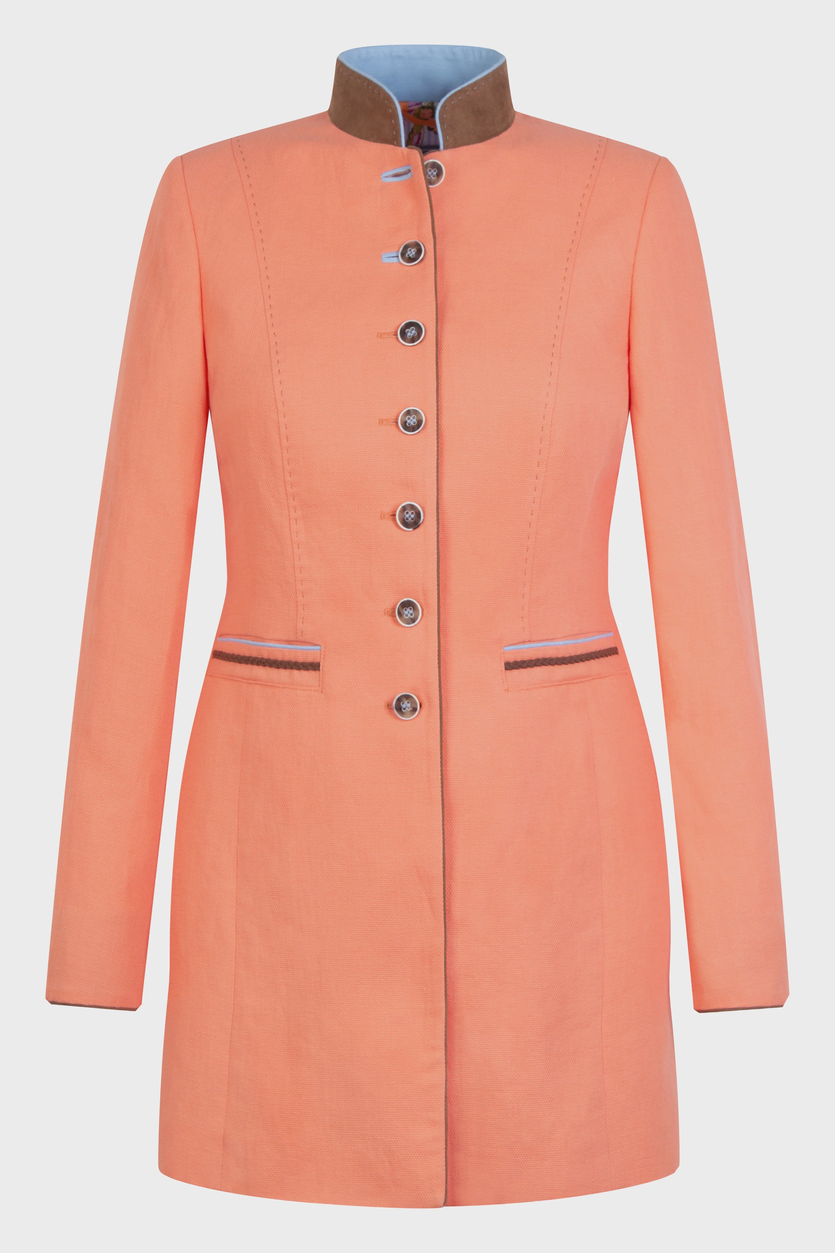 White Label Frock coat made of linen and cotton blend