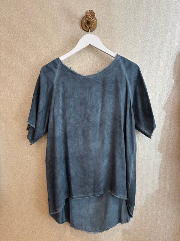 Sanctamuerte T-Shirt Blue Matisse