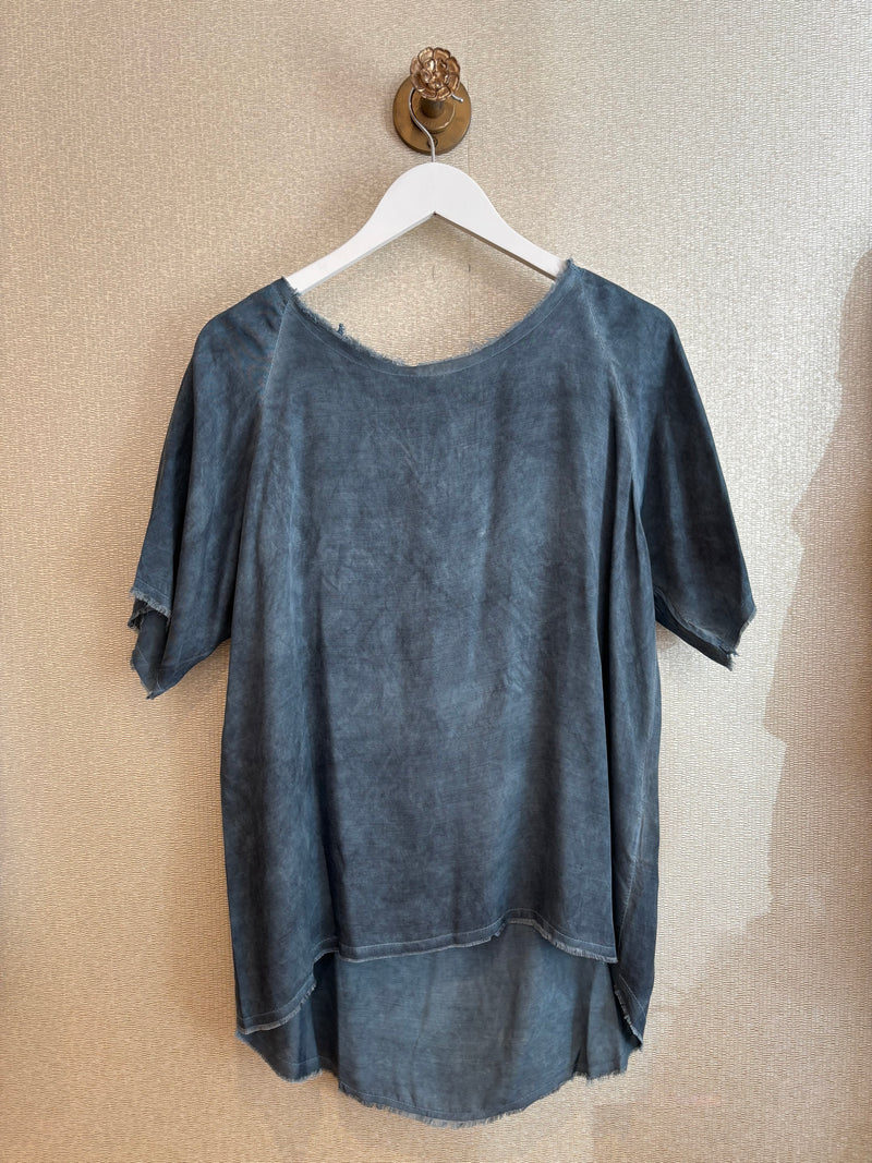 Sanctamuerte T-Shirt Blue Matisse