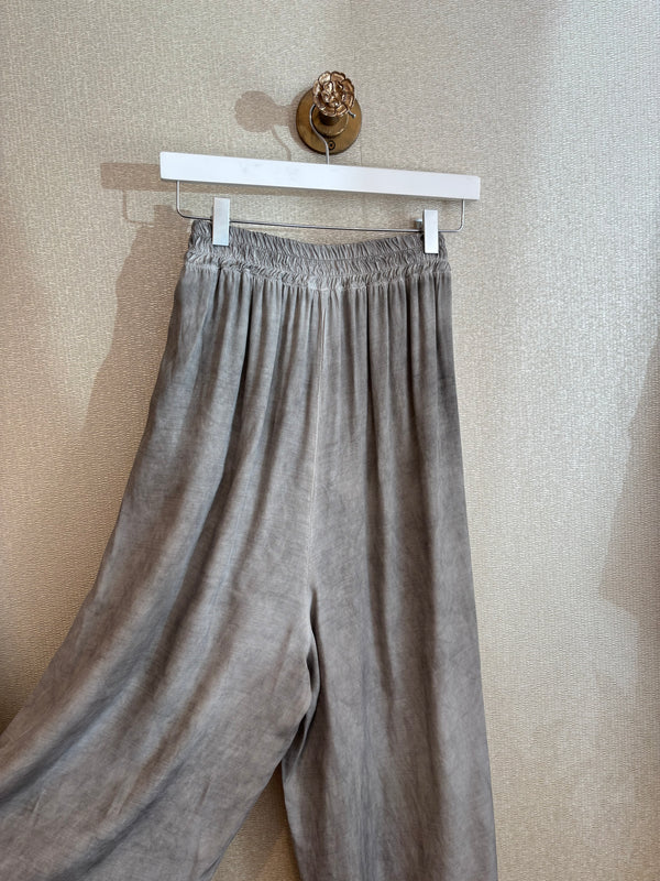 Sanctamuerte Palazzo Trousers Grey Shadow