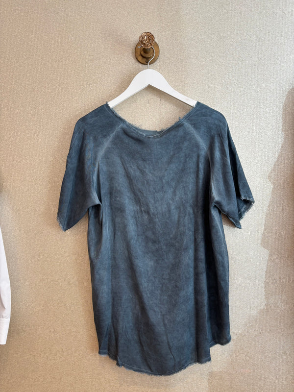 Sanctamuerte T-Shirt Blue Matisse