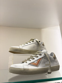 4B12 Suprime Bianco/Bronzo Trainers