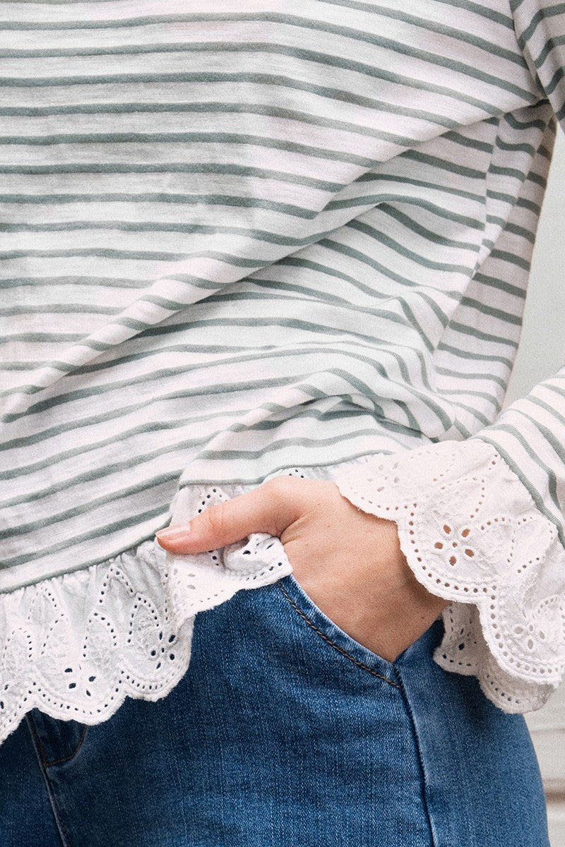 Molly Bracken Long-sleeved cotton T-shirt