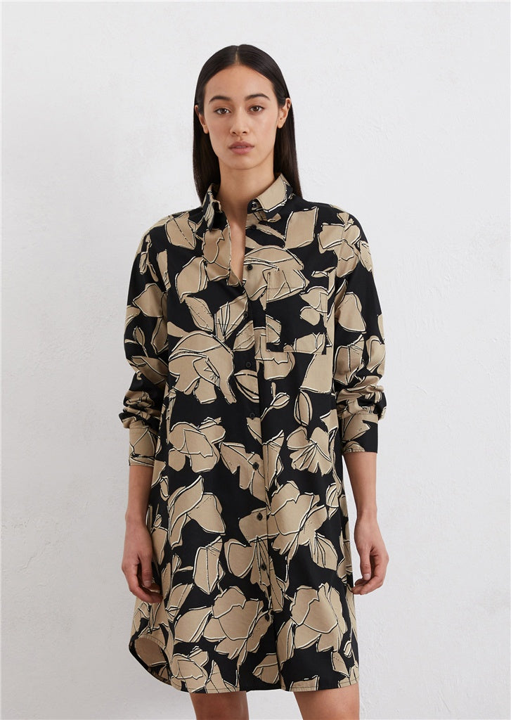 Marc O'Polo Relaxed print dress with TENCEL™ Lyocell