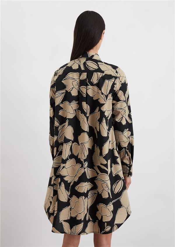 Marc O'Polo Relaxed print dress with TENCEL™ Lyocell