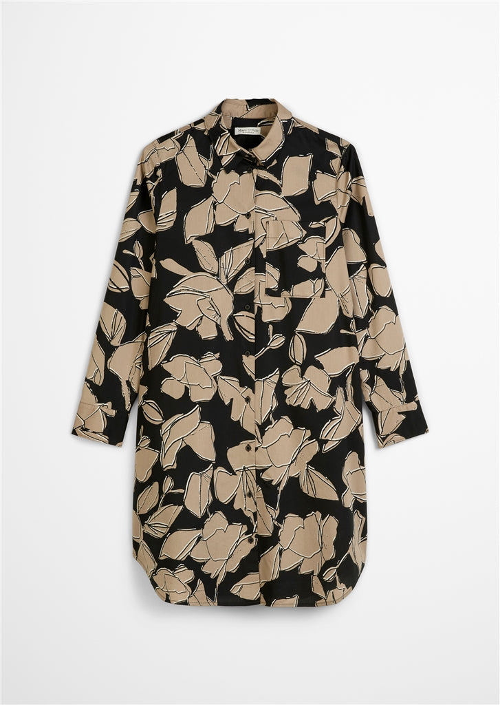 Marc O'Polo Relaxed print dress with TENCEL™ Lyocell