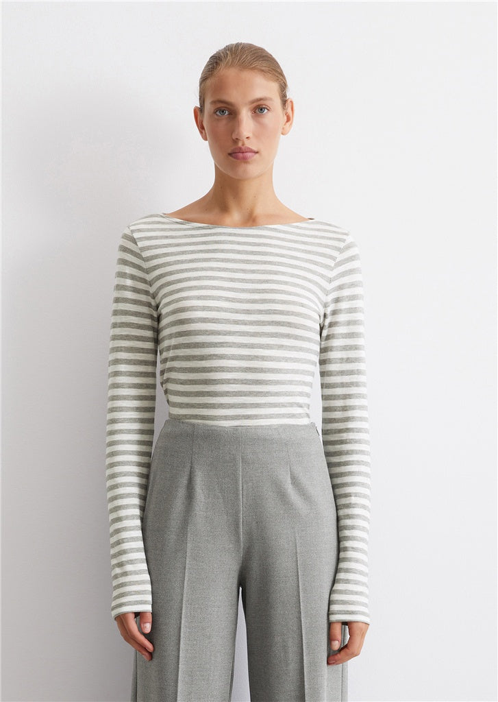 Marc O'Polo Long sleeve top made of organic cotton fabric