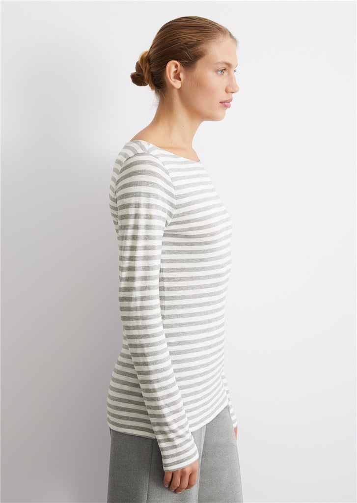 Marc O'Polo Long sleeve top made of organic cotton fabric