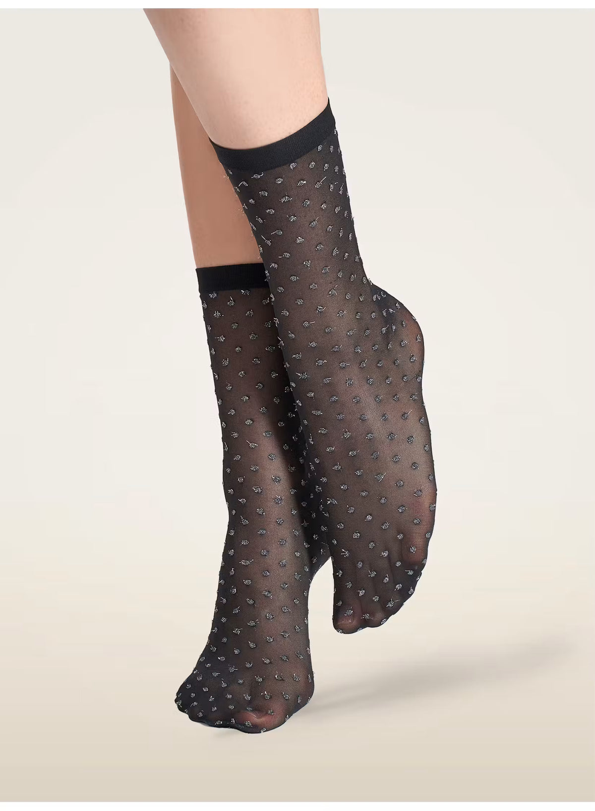 Wolford Shimmer Dot Sock