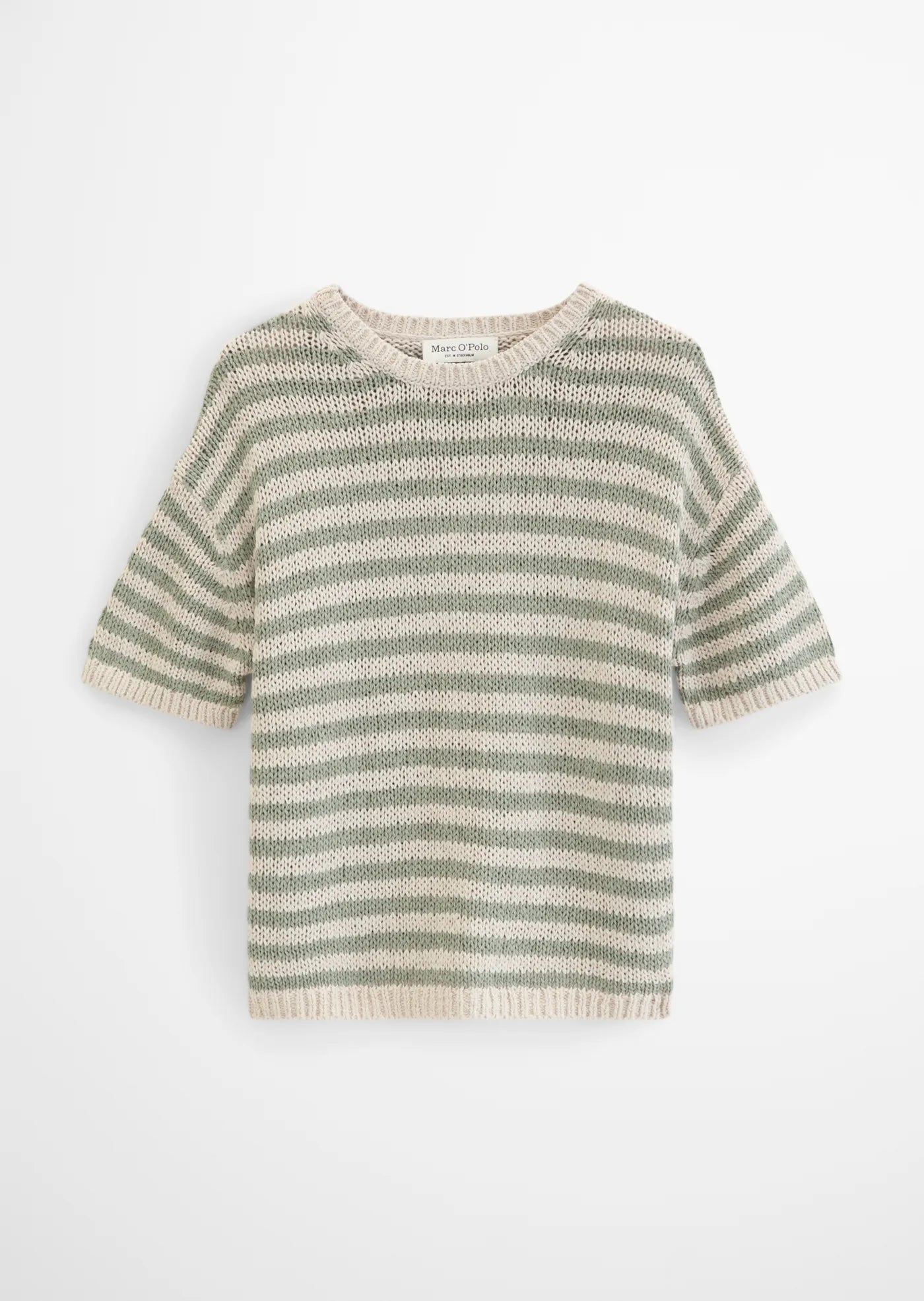 Marc O'Polo SHORT SLEEVE SWEATER LOOSE MADE FROM RIBBON YARN