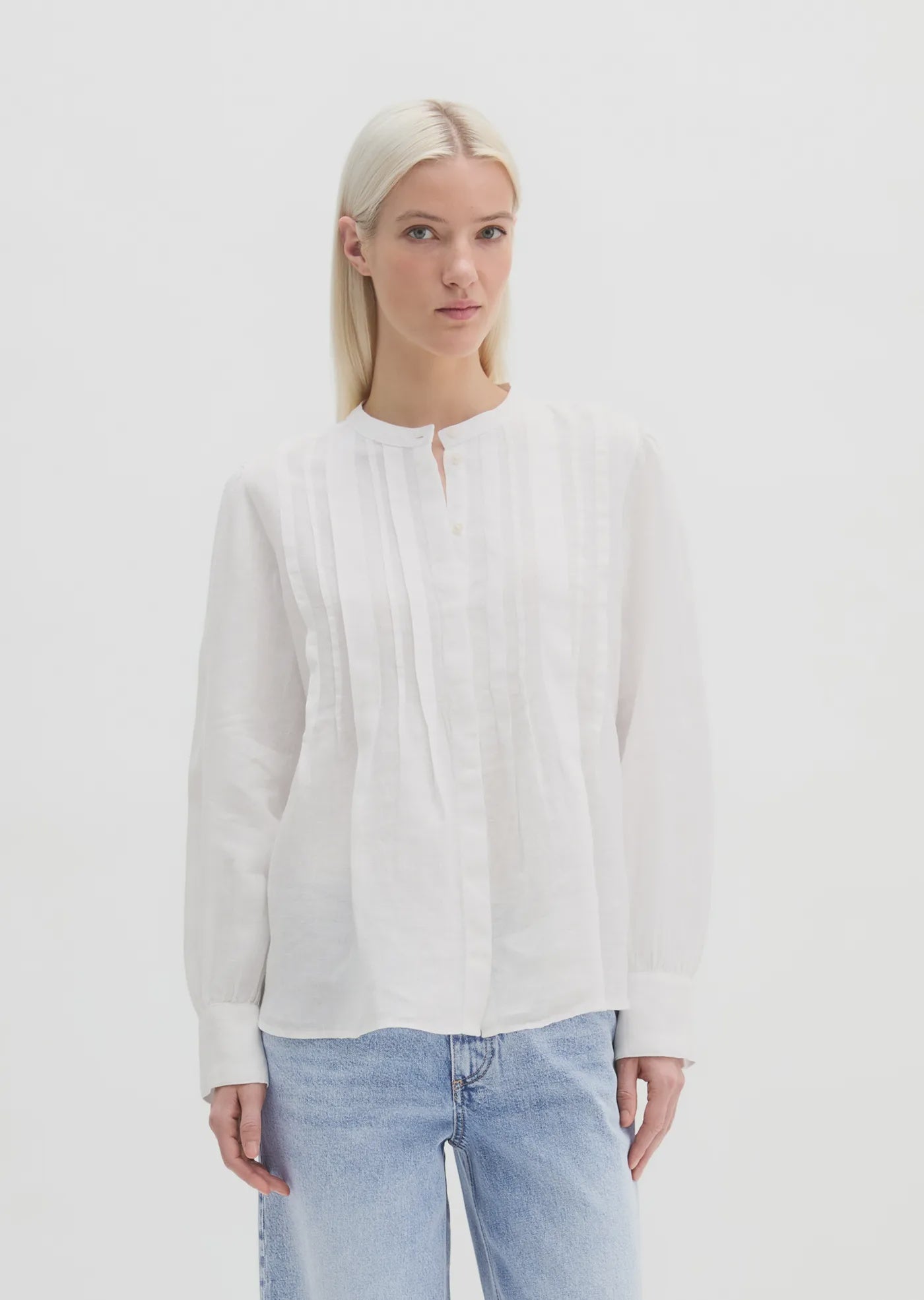 Marc O'Polo Linen blouse A-shape White