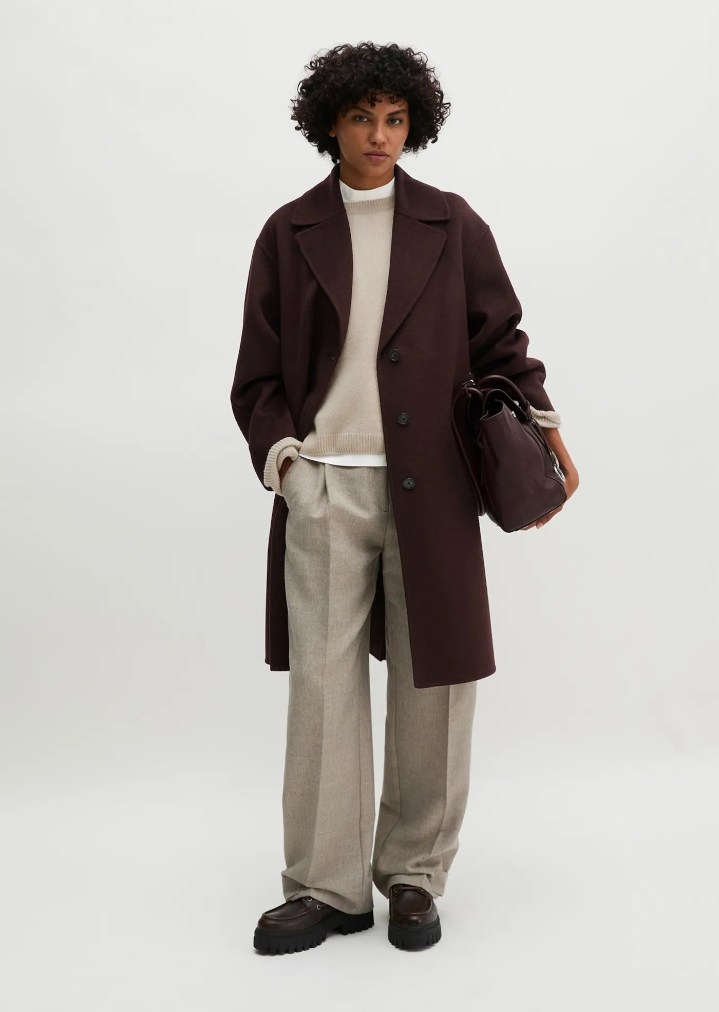 Marc O'Polo Wool coat relaxed