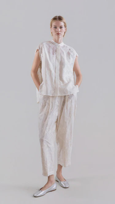 Psophia ETHEREAL BOTANICAL TENCEL RELAXED SLOUCHY PANTS