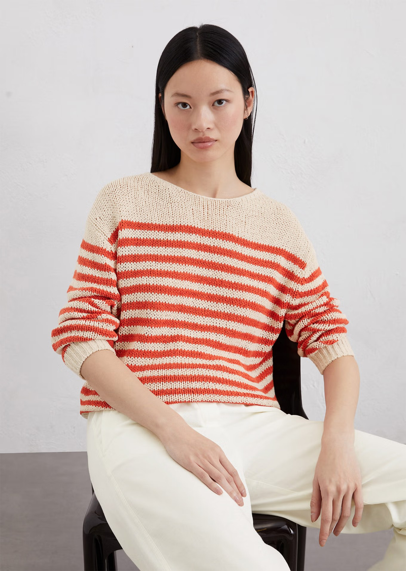 Marc O'Polo Striped sweater loose