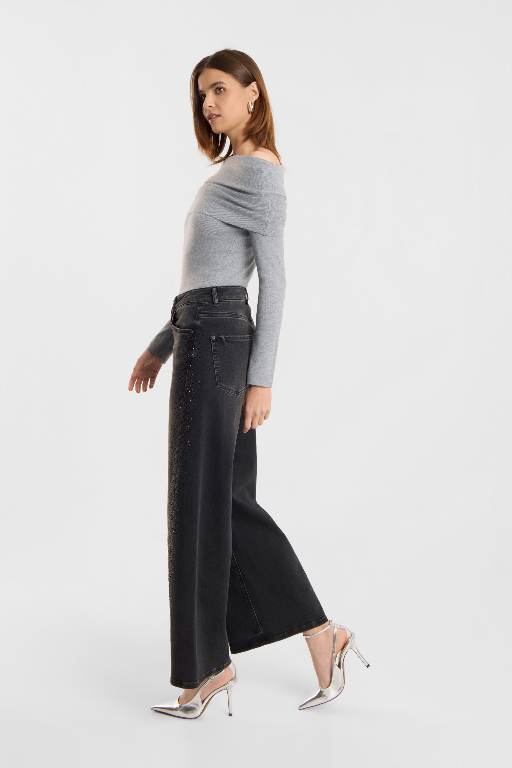 Raffaello Rossi Sventy Crop Bling