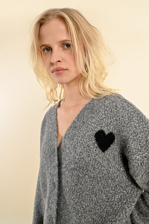 Molly Bracken Cardigan with Heart