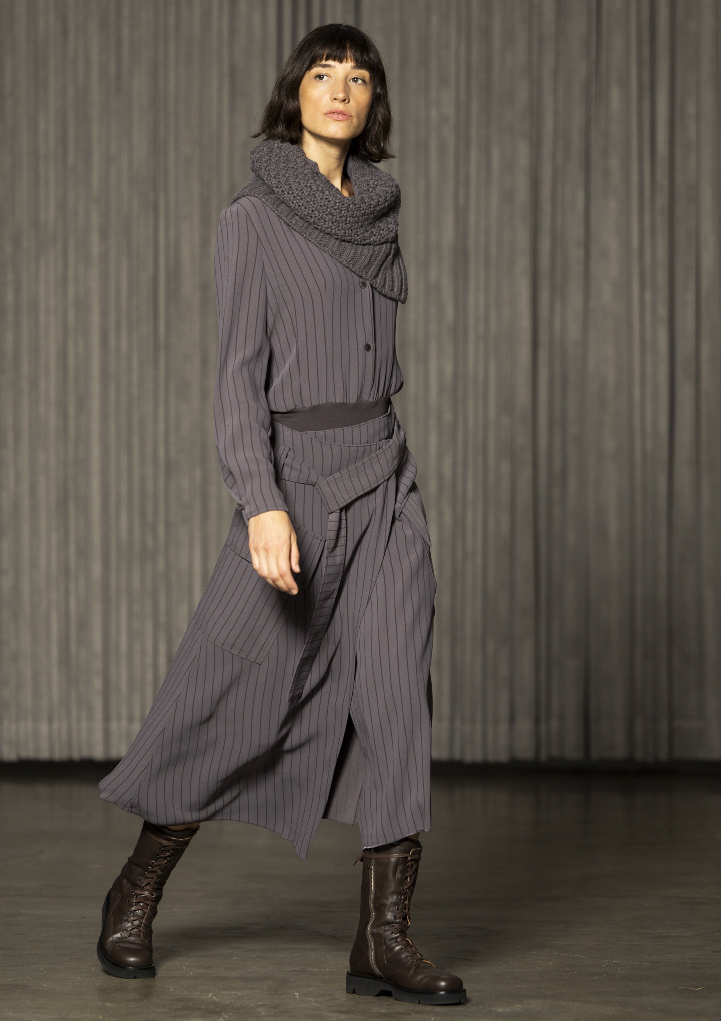 ANIA SCHIERHOLT MAUVE SNOOD