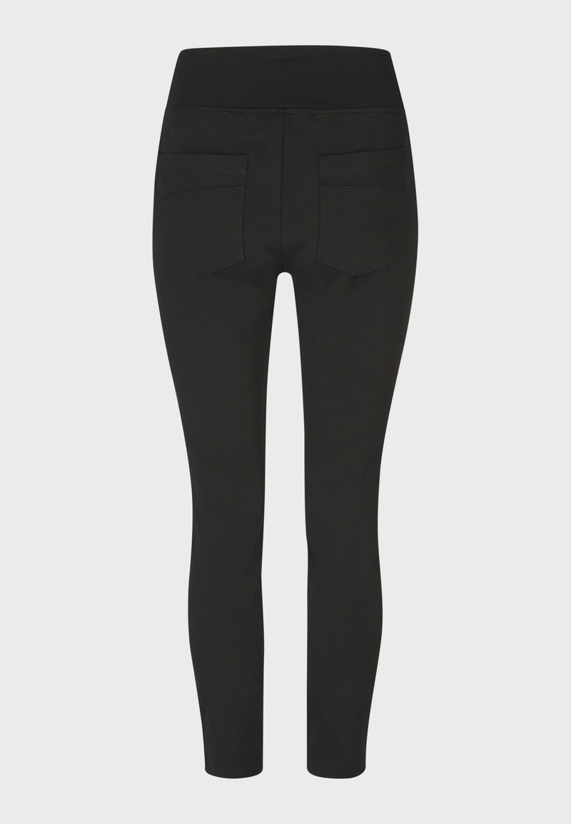 Marc Aurel Skinny trousers with wide waistband
