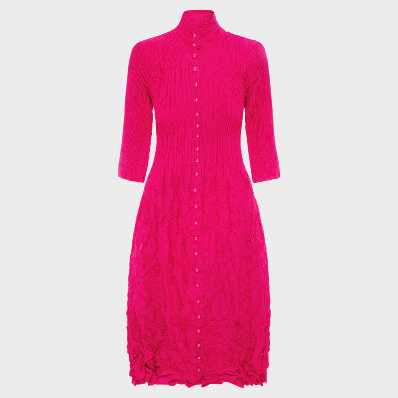 ALQUEMA Nehru Coat Dress Mars Pink